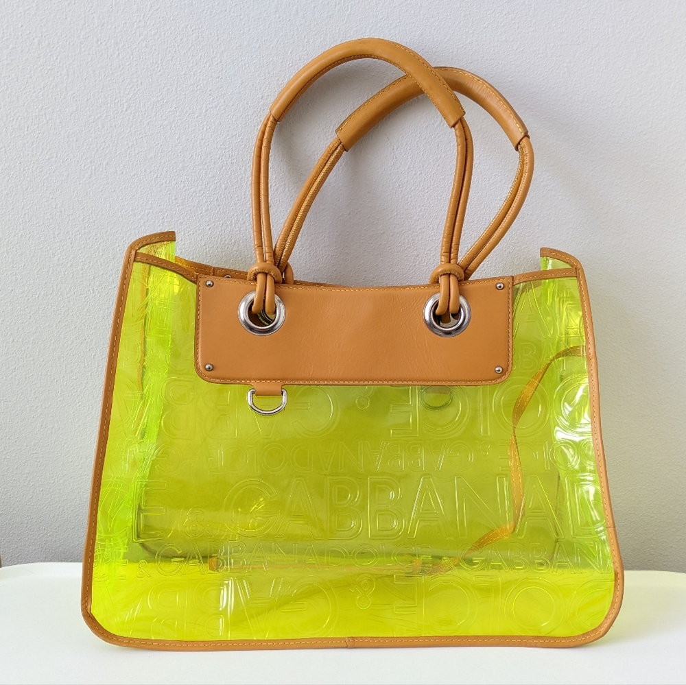 Rare Large Dolce & Gabbana vinyl bag - Picture 3 of 14